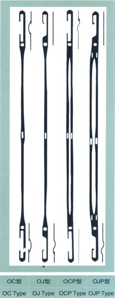 Opentype flat steel healds